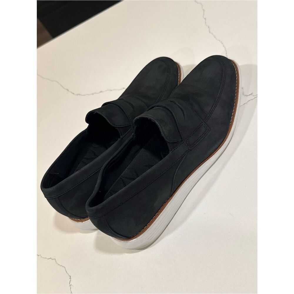 Rockport Total Motion Black Penny Loafers with Brown Trim – Men’s Size 11 👞 - Picture 2 of 6